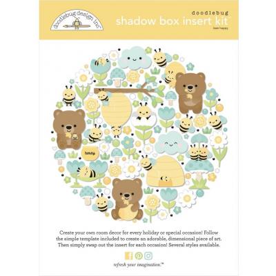 Doodlebug Design Bee Happy - Shadow Box Kit